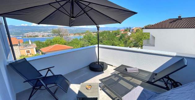 Appartamento di lusso Bonum 1 – Vista mare e balcone