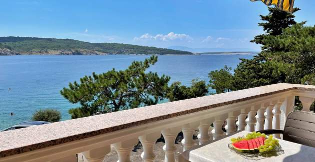 Appartamento Tiha Lili 3 – 10 m dalla spiaggia, vista mare