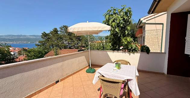 Apartment Dragica A2 – Meerblick und Balkon