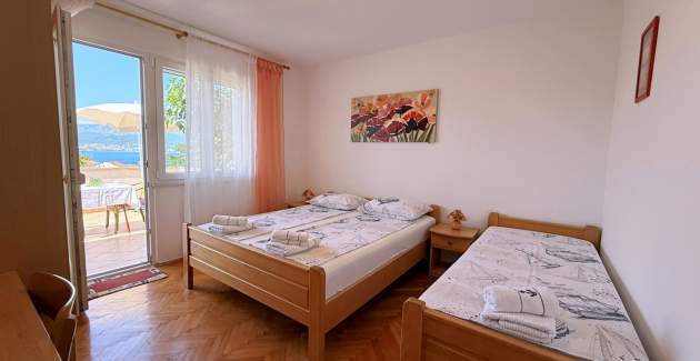 Apartment Dragica A2 – Meerblick und Balkon