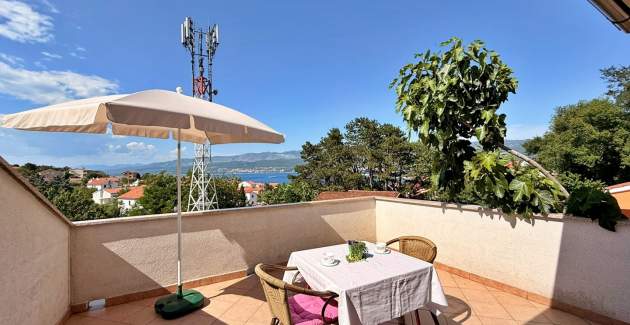 Apartment Dragica A2 – Meerblick und Balkon