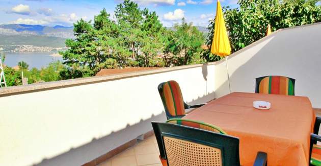 Appartamento Dragica A4 – Vista mare e balcone