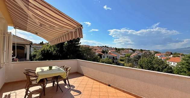 Apartment Dragica A4 – Meerblick und Balkon
