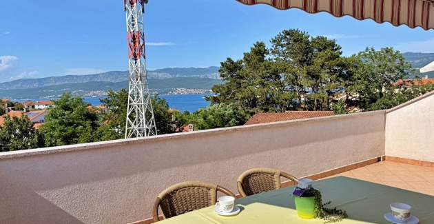 Apartment Dragica A4 – Meerblick und Balkon