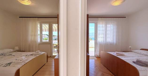 Apartment Dragica A4 – Meerblick und Balkon