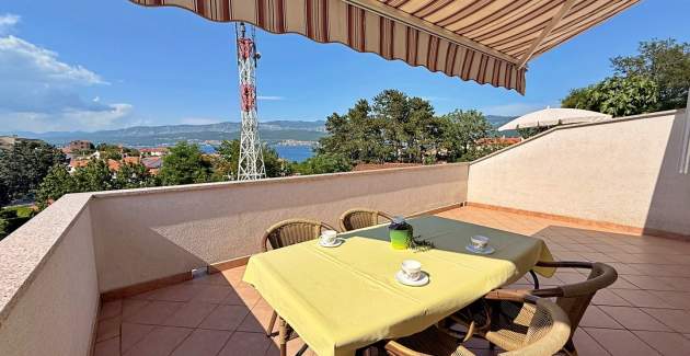 Apartment Dragica A4 – Meerblick und Balkon