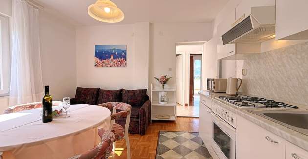 Apartment Dragica A4 – Meerblick und Balkon