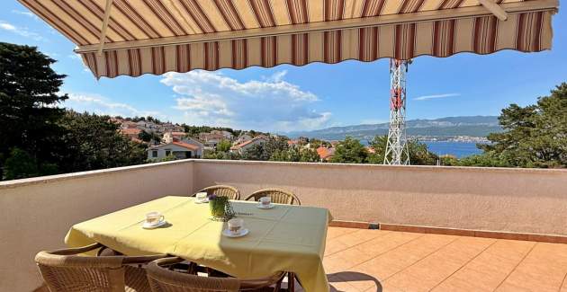 Apartment Dragica A4 – Meerblick und Balkon