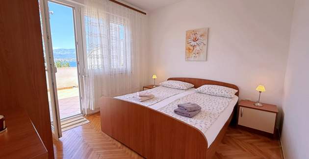 Apartment Dragica A4 – Meerblick und Balkon