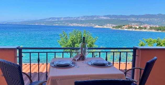 Apartman Koraljka 1 – pogled more