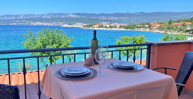 Apartman Koraljka 1 – pogled more