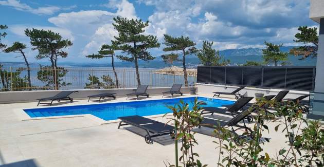 Apartment Punta Silo A1 – Pool und Meerblick