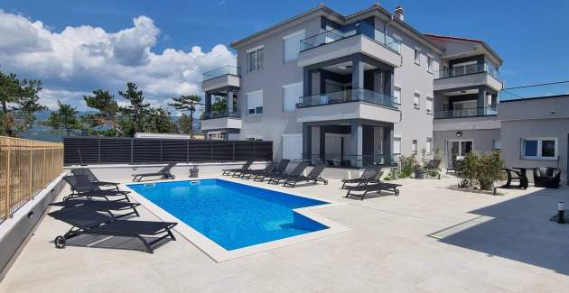 Apartment Punta Silo B8 – Pool und Meerblick