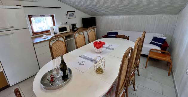 Apartment Srdoc – Terrace and Sea View