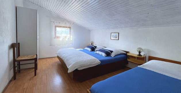 Apartment Srdoc – Terrace and Sea View