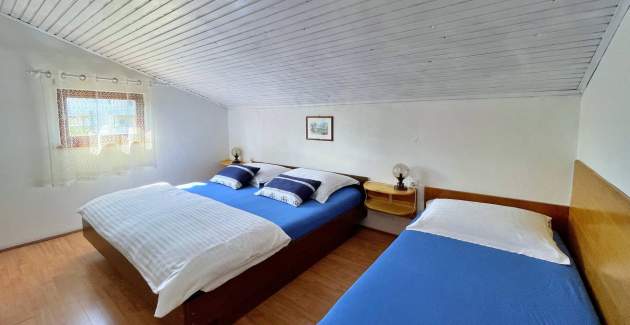 Apartment Srdoc – Terrace and Sea View