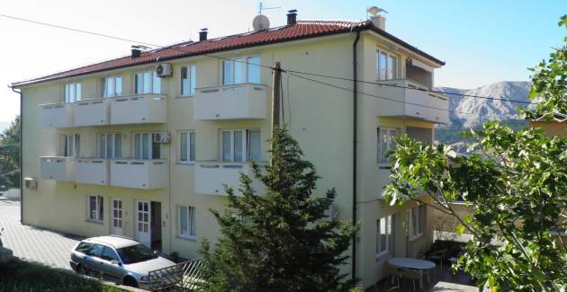 Apartman Brnic AQ P – s natkrivenom Terasom, 90 m od Plaže