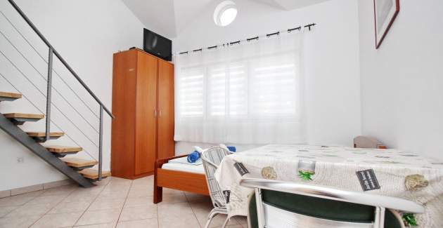 Studio-Apartment Judik – in Strandnähe, ohne Balkon