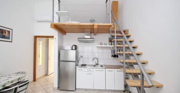Studio-Apartment Judik – in Strandnähe, ohne Balkon