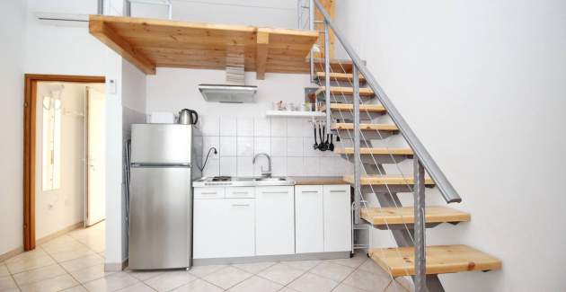 Studio-Apartment Judik – in Strandnähe, ohne Balkon