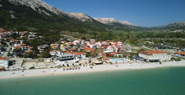 Studio-Apartment Judik – in Strandnähe, ohne Balkon