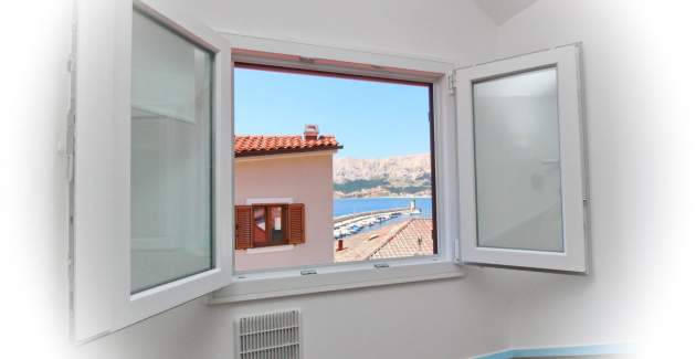 Apartment Čubranić S. Senj – im Hafen, nahe dem Meer