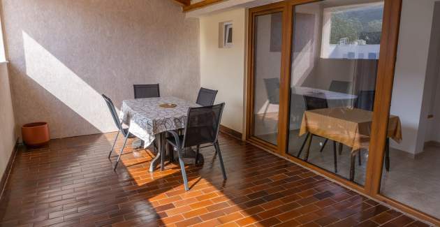 Apartment Petrica No.3 - with Balcony, located in the peaceful village of Jurandvor near Baska