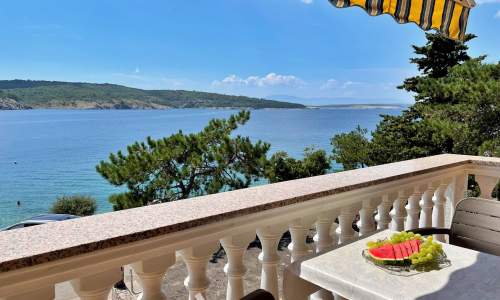 Apartment Tiha Lili 3 – 10 m vom Strand, Meerblick