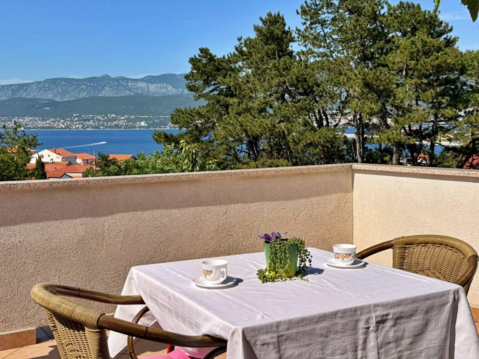 Apartment Dragica A2 – Meerblick und Balkon